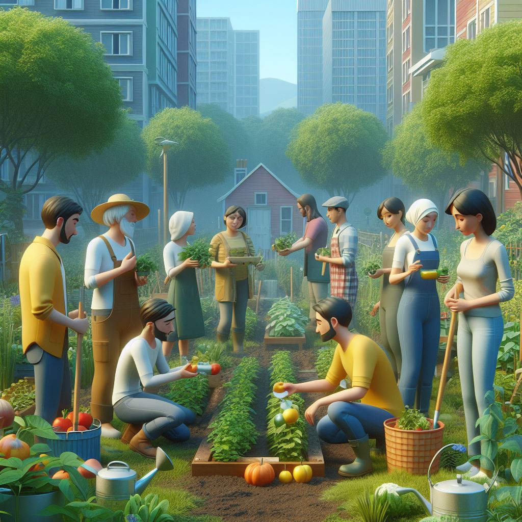 commune - a group of families or single people who live and work together sharing possessions and responsibilities